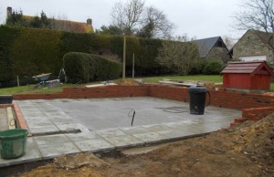 Concrete, Paving and brickwork, undertaken